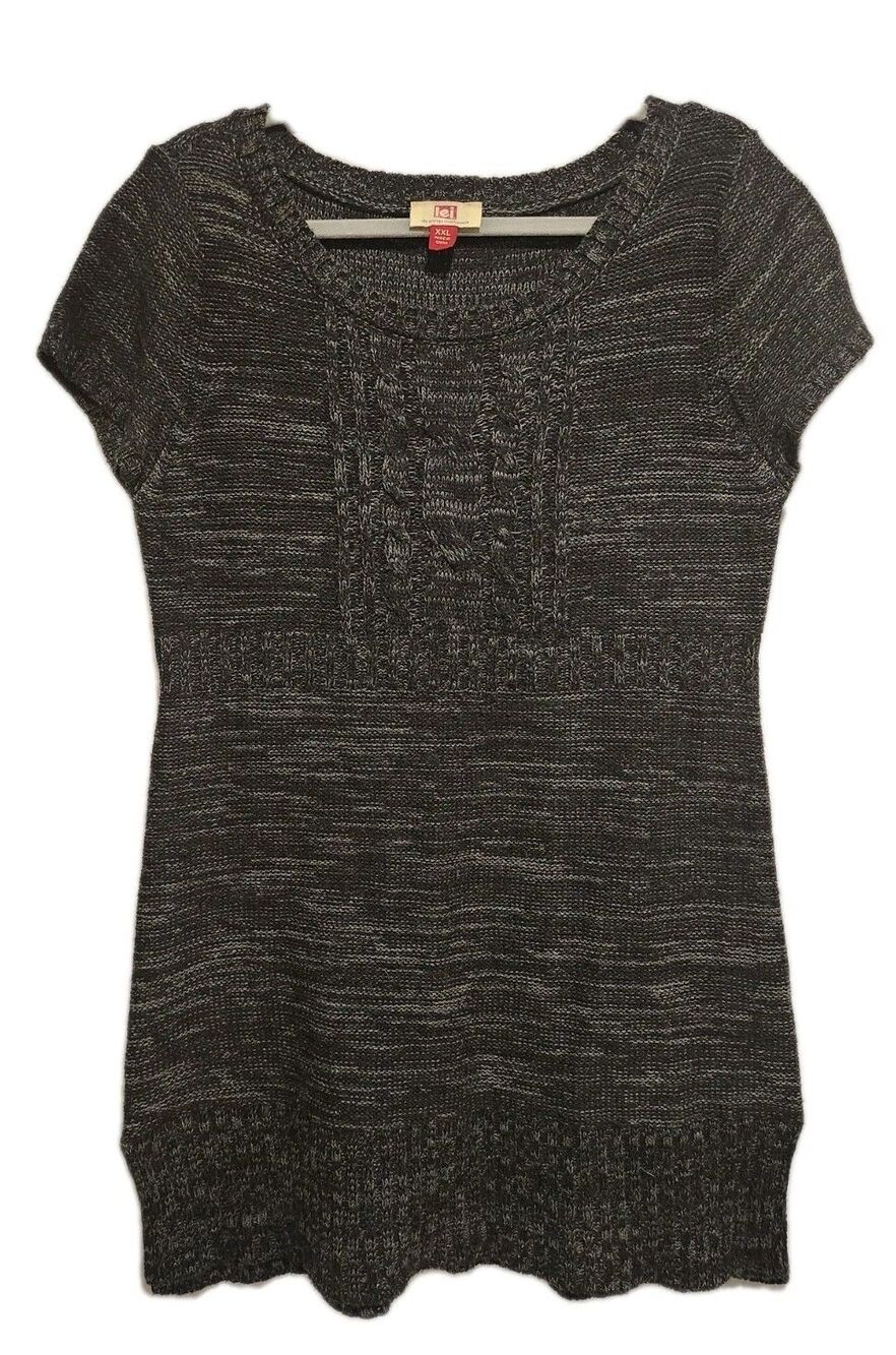 L.E.I. Kathleen Gray Sweater Dress Juniors Size XXL 90s Y2K